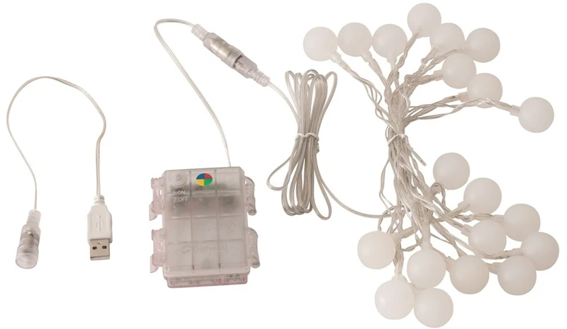 Outwell Gamma Lichtsnoer Kleurenmix 20 Lampen - 2 Meter - Afbeelding 3