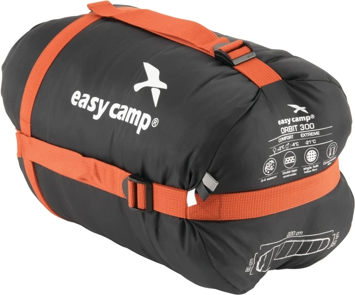 Outwell Easy Camp Orbit 200 Slaapzak - Grijs - Afbeelding 7