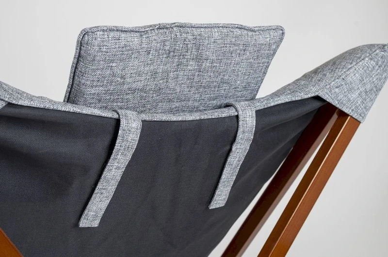 Bo-Camp Urban Outdoor Bloomsbury Vlinderstoel - Grijs - L - Afbeelding 7