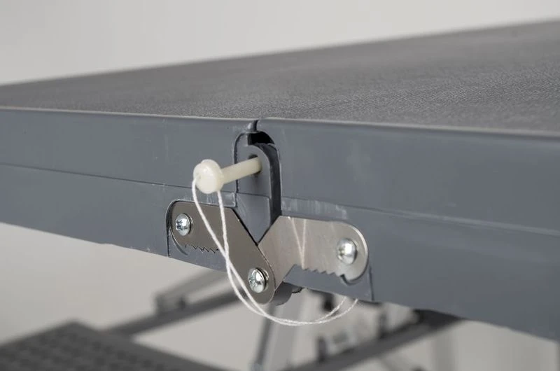 Bo-Camp 130 X 85 Inklapbare Picknicktafel - Grijs - Afbeelding 8