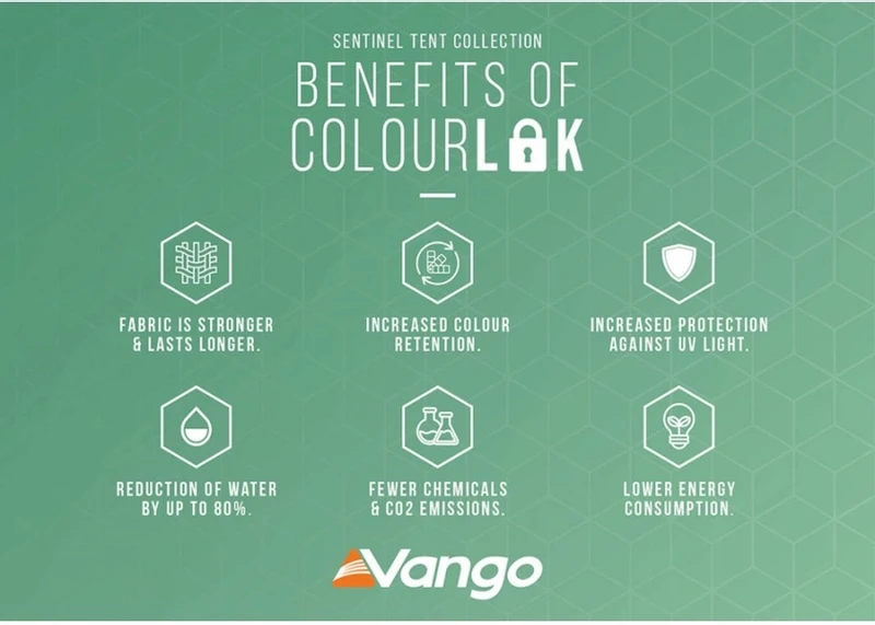 Vango Lismore 450 Tunneltent - 4 Persoons - Groen - Afbeelding 12