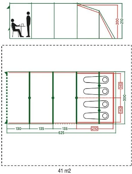 Coleman Meadowood 4L Tunneltent - 4 Persoons - Afbeelding 3