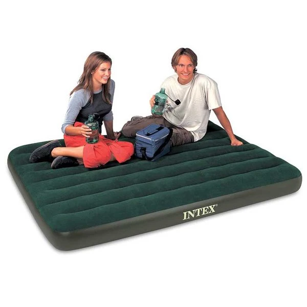 Intex Prestige Downy Luchtbed - Tweepersoons - Inclusief Batterijpomp - Afbeelding 2