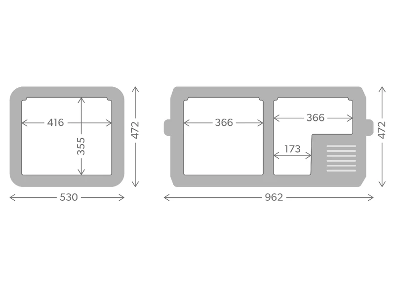 Dometic CFX3 95DZ Compressor Koelbox - 93 Liter - Afbeelding 3