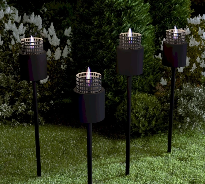 Tenderflame Signal Hill 12 Pole Tafelhaard - Zwart - Afbeelding 2