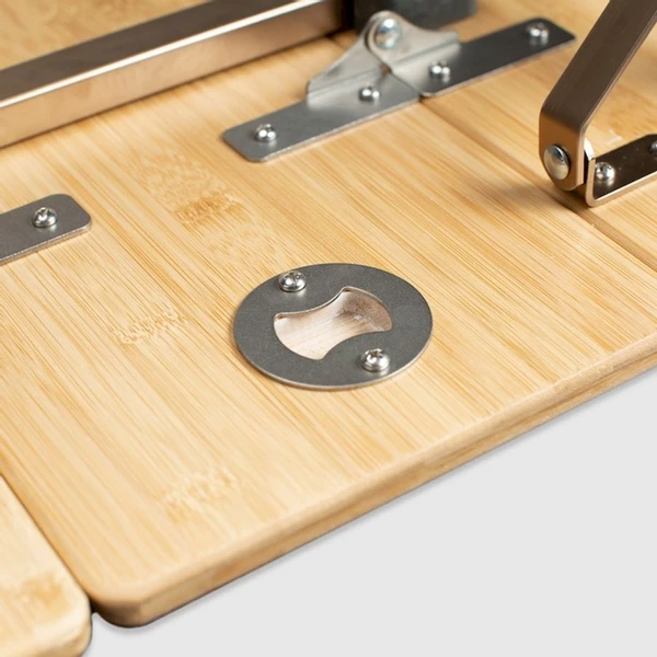 Zempire Kitpac V2 Campingtafel - Groot - 100 X 65 - Bamboe - Afbeelding 5